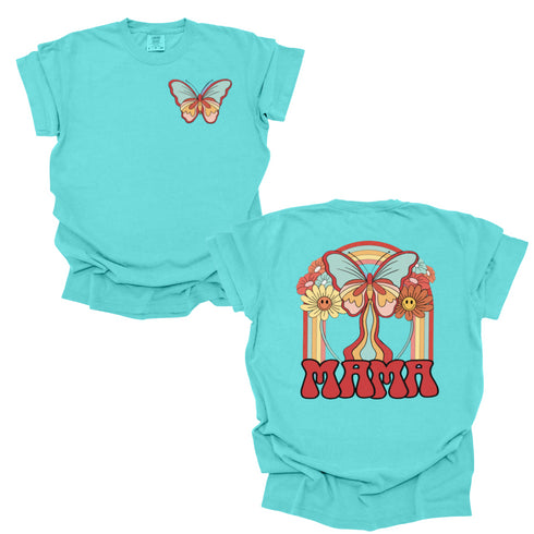 Mama Daisy and Butterflies- Oversized Fit, Multiple Colors